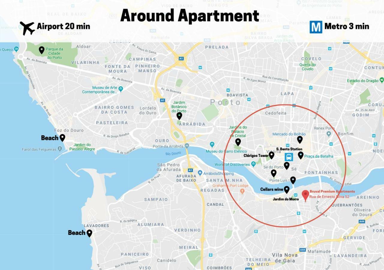 וילה נובה דה גאיה Bruval Premium Apartments - Gaia מראה חיצוני תמונה